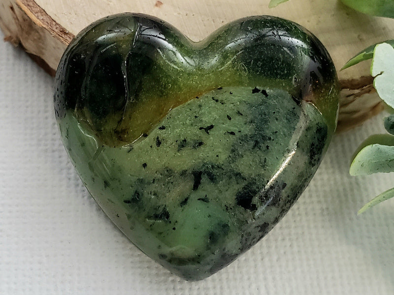 Enchanted Woods - Handcrafted Heart Cabochons