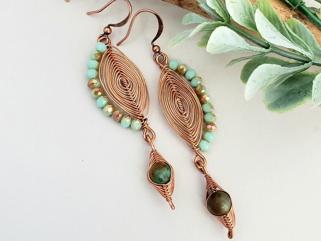 Mirrored Crystals- One of a Kind Earring Set