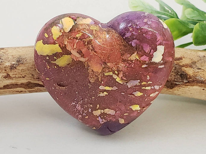 Rose Veloute - Handcrafted Heart Cabochons