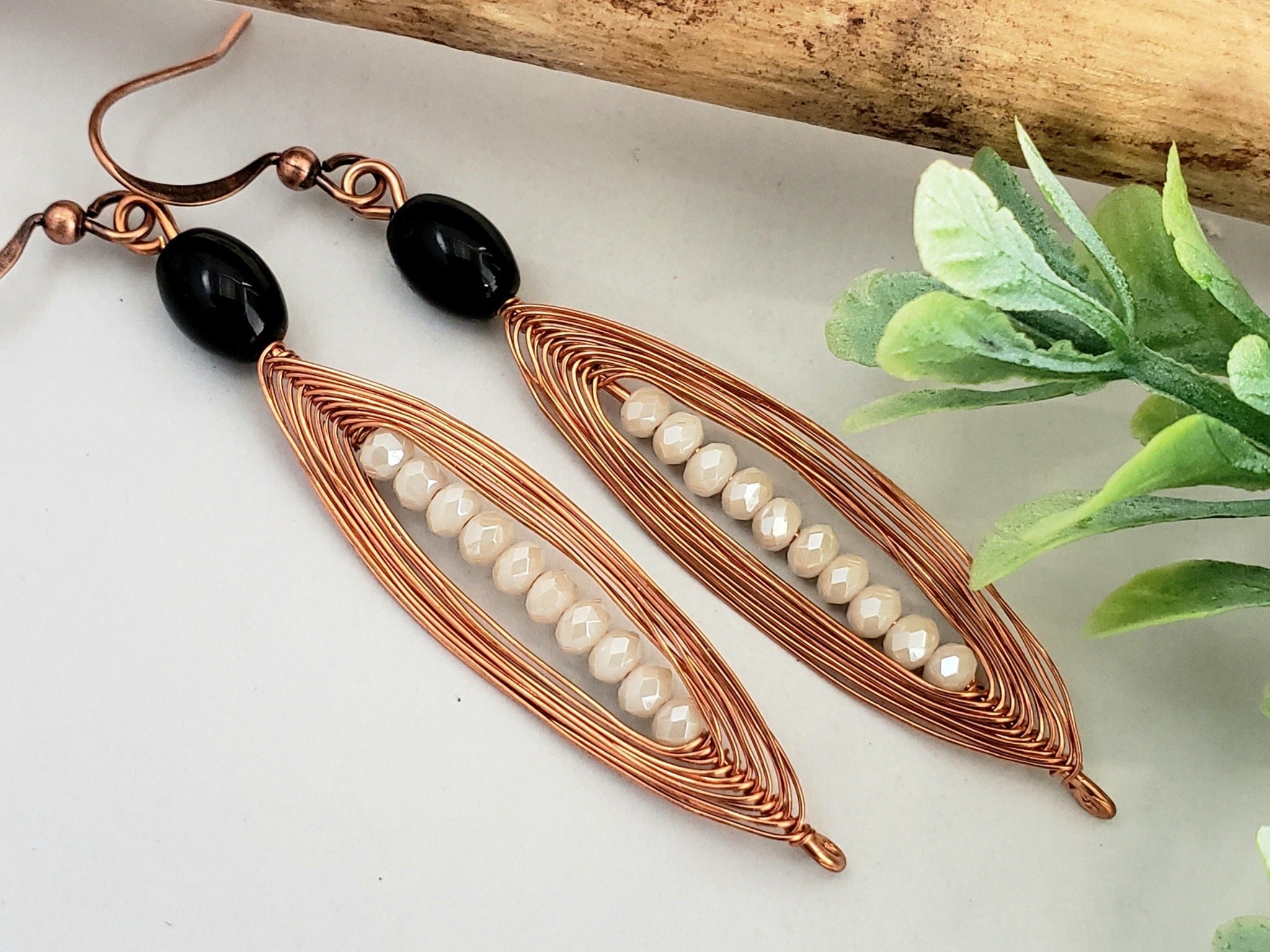 White Crystals - One of a Kind Earring Set