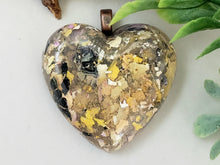 Load image into Gallery viewer, Rocky Shore with Copper Bail - Handcrafted Heart Cabochons
