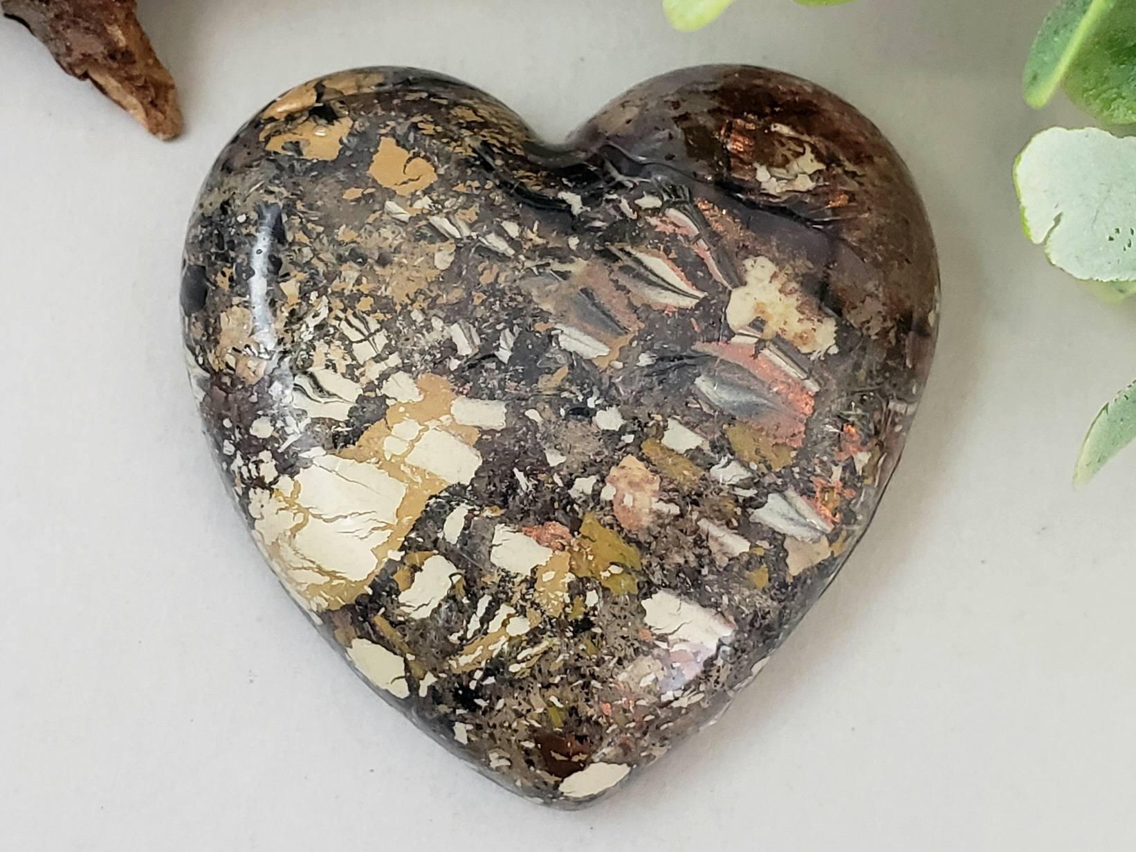 Rocky Roads - Handcrafted Heart Cabochons