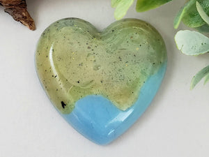 Beach Haven - Handcrafted Heart Cabochons