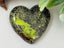 Midnight Lime - Handcrafted Heart Cabochons