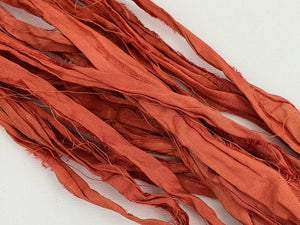 Grand Canyon Sunset - Sari Silk Ribbon - Fair Trade - 5yds