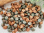 Seafoam Copper Mix - Czech Pinch Beads - 6mm - 50pcs
