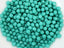 Opaque Turquoise - Czech Fire Polished - 4mm - 50pc