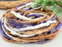 Load image into Gallery viewer, Lavender Mocha - Vegan Banana Silk Yarn - Fair Trade - 5yds
