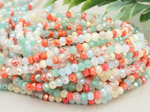 Coral Reefs - Mini Crystal Bundles - 2.5mm - 5 Strands