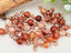 Red Fire Agate - Gemstone Charms - 6mm - 10pcs