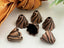 Antique Copper - Tassel Bead Cap Cones - 10mm - 4pcs