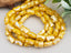 Tuscany Yellow AB Bow Shape Crystals Beads -7x5mm - 12"Loose