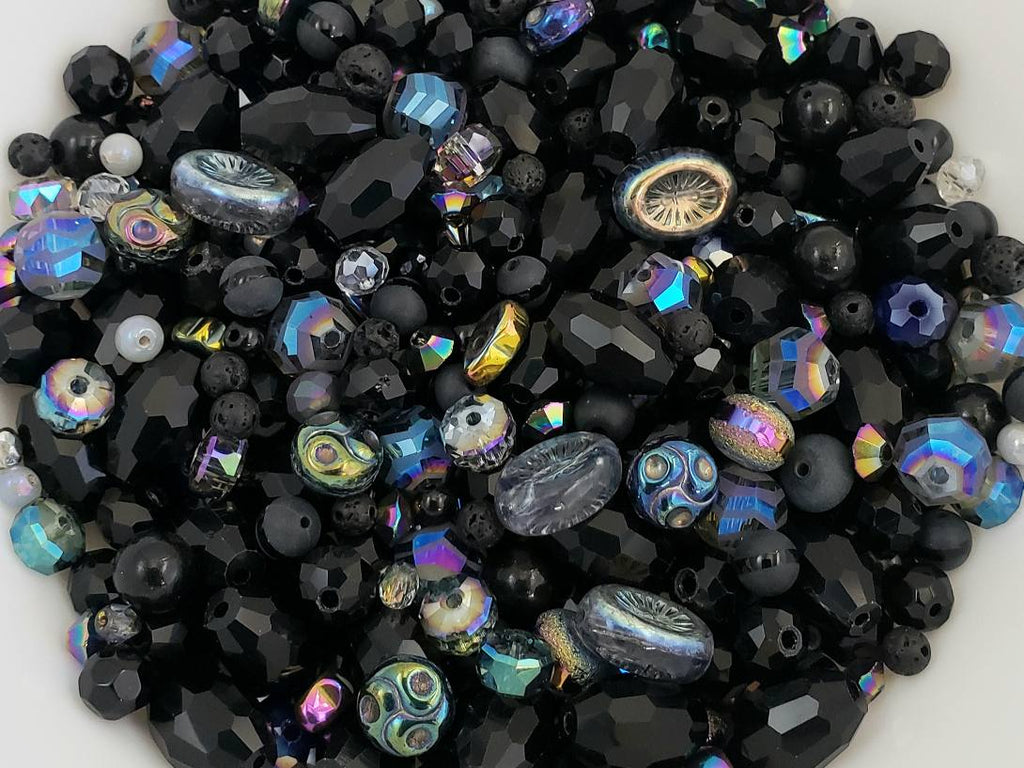 Midnight Aurora - Designer Bead Mix - 50grms