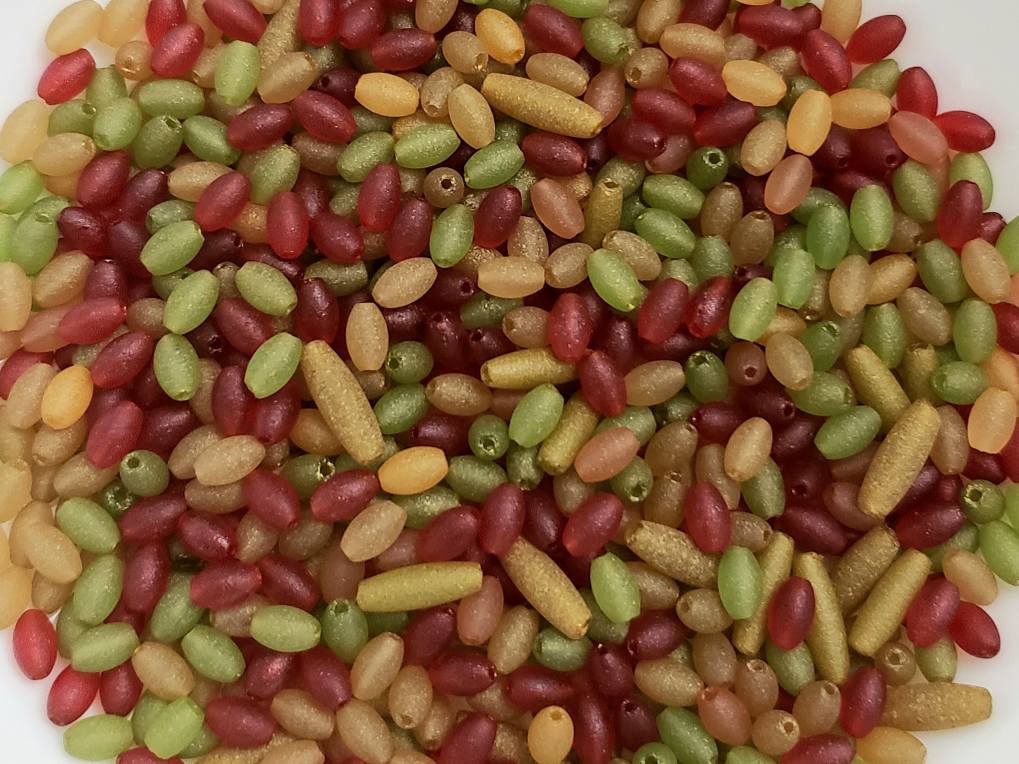 Fall Fever - Frosted Rice Mix - 5 to 10mm - 40grms