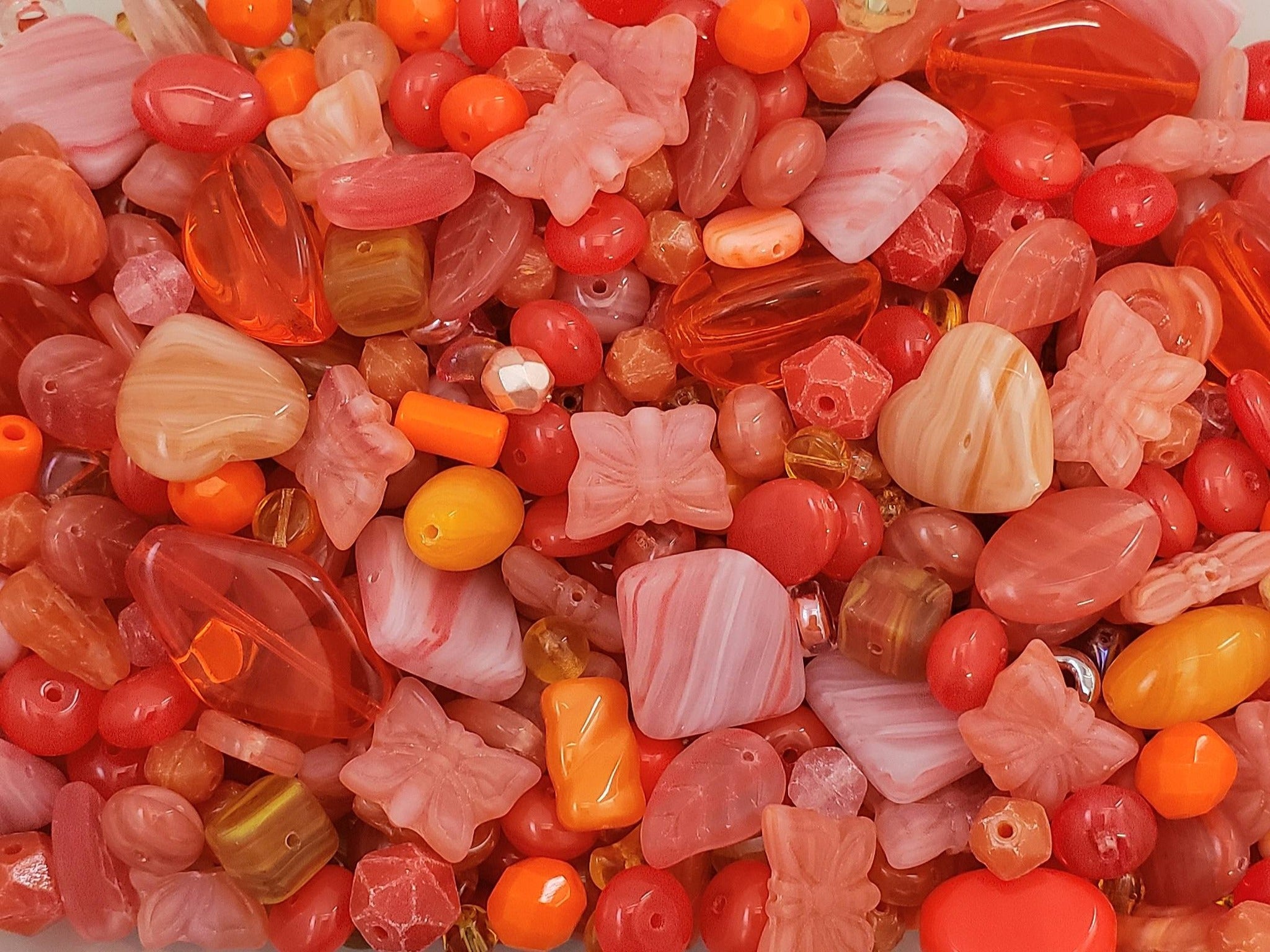 Coral Sorbet - Czech Glass Mix - 50gr Main image