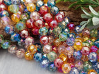 Jewels - Hexagon Cut Crystals - 8mm - 10" Strand