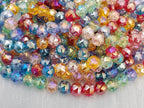 Jewels - Hexagon Cut Crystals - 8mm - 10" Strand