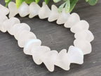 Crystal AB Matte - Czech Trumpet Bell Flowers - 12x10mm - 4pcs