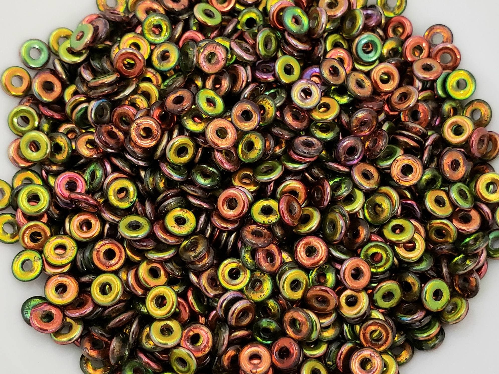 Crystal Magic Apple - Czech O Beads - 4mm - 5gr./Appr. 200pcs Main image