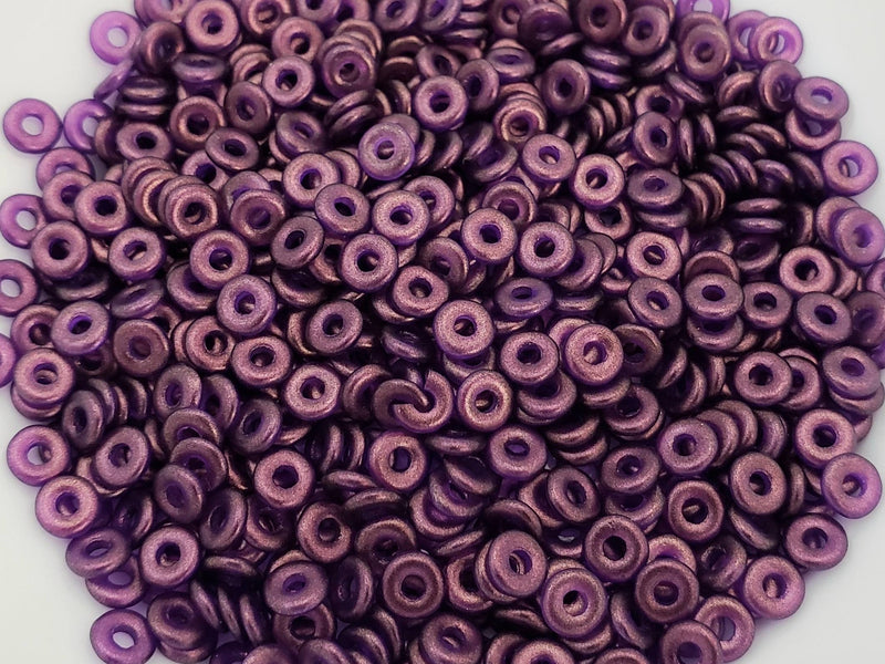 Crystal Magenta - Czech O Beads - 4mm - 5gr./Appr. 200pcs