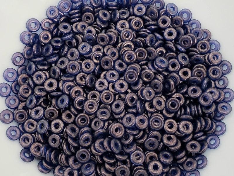 Crystal Cerulean Blue - Czech O Beads - 4mm - 5gr./Appr. 200pcs