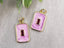 14k Gold Plated Oil Enamel Pendant/Charms - 15x10mm - 1pc