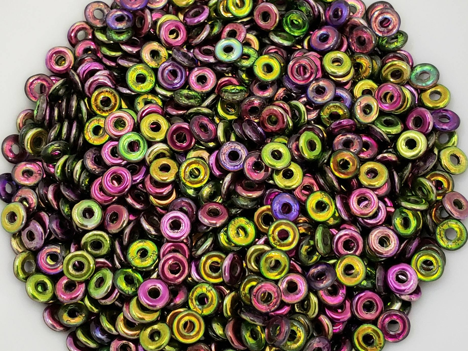 Crystal Magic Orchid - Czech O Beads - 4mm - 5gr./Appr. 200pcs Main image