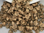 Crystal Champagne - Czech Bell Flowers - 7x5mm - 25pcs