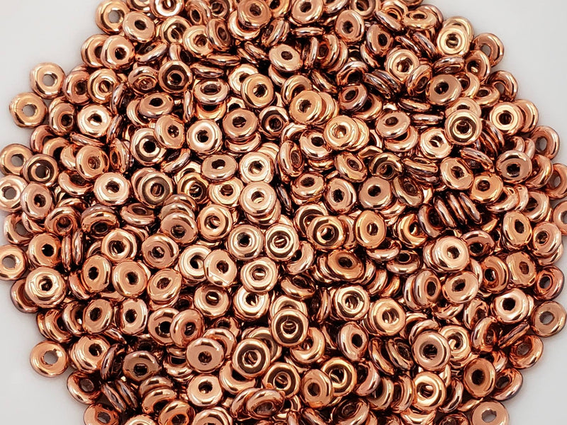 Full Capri Gold - Czech O Beads - 4mm - 5gr./Appr. 200pcs