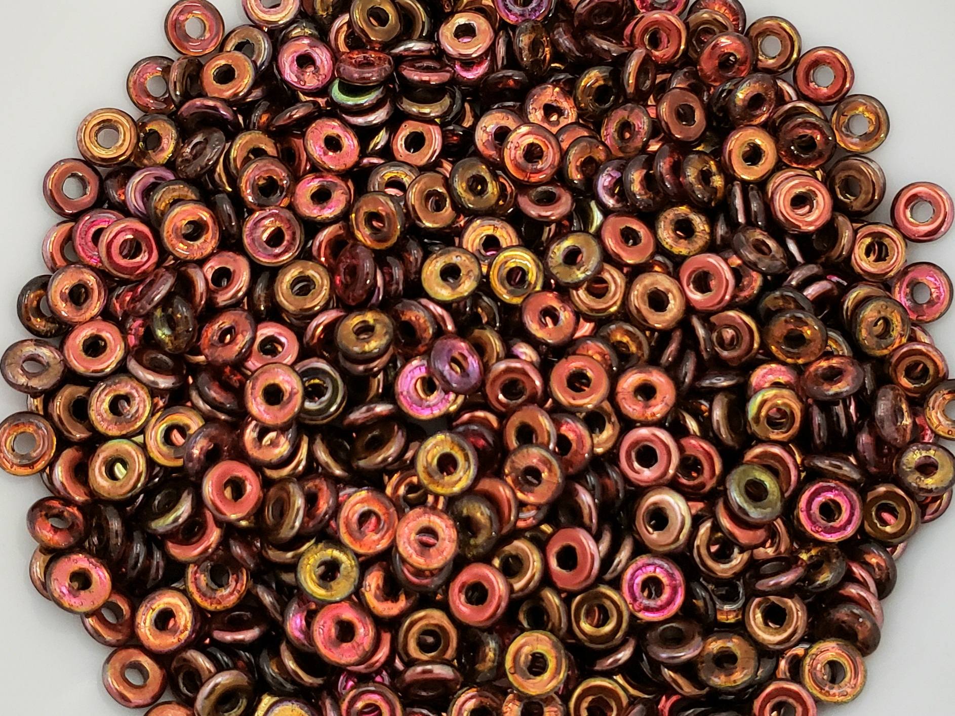 Crystal Magic Wine - Czech O Beads - 4mm - 5gr./Appr. 200pcs Main image