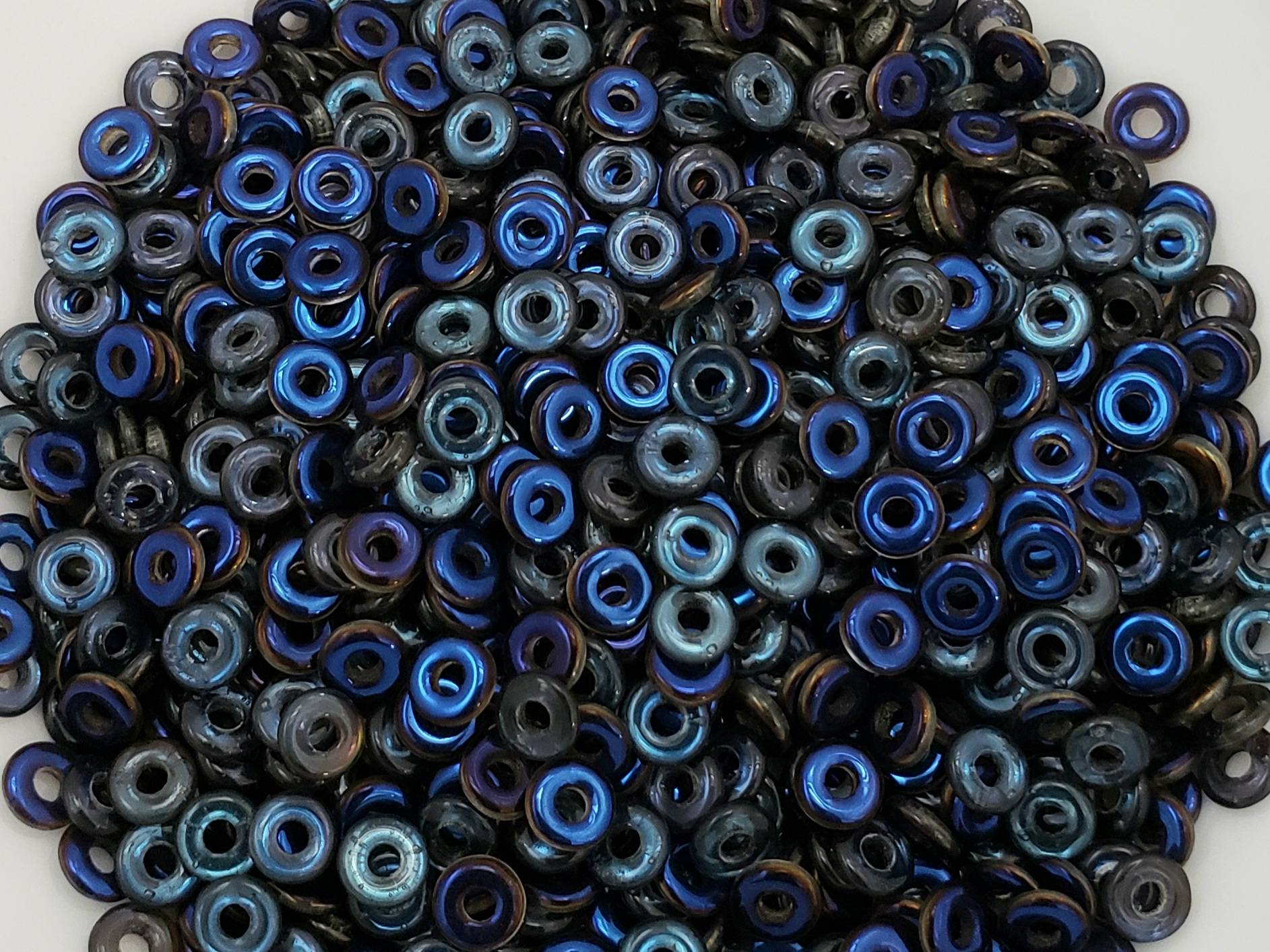 Crystal Azuro - Czech O Beads - 4mm - 5gr./Appr. 200pcs