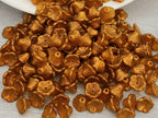 Crystal Sandalwood - Czech Bell Flowers - 7x5mm - 25pcs