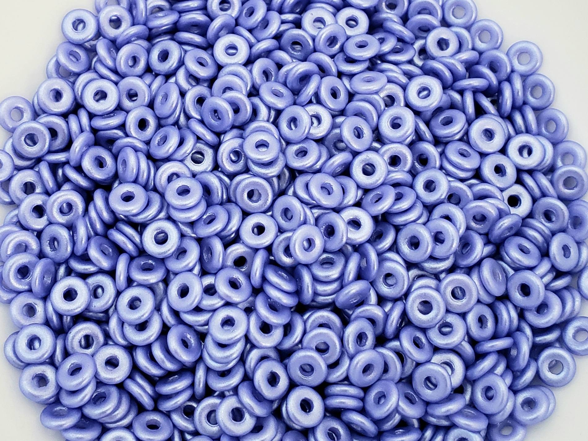 Lt Sapphire Pastel - Czech O Beads - 4mm - 5gr. Main image
