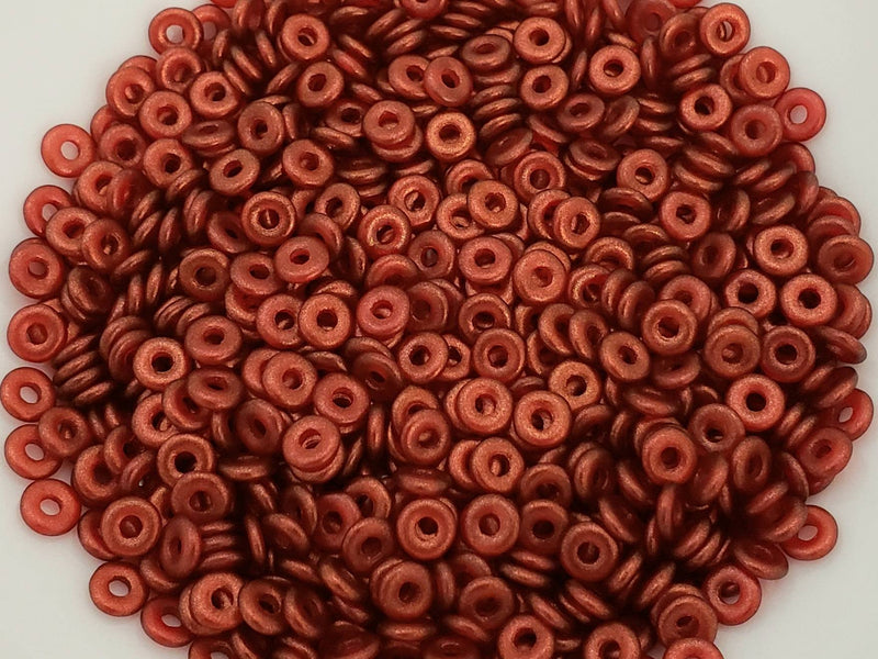 Crystal Razzmatazz - Czech O Beads - 4mm - 5gr./Appr. 200 pcs