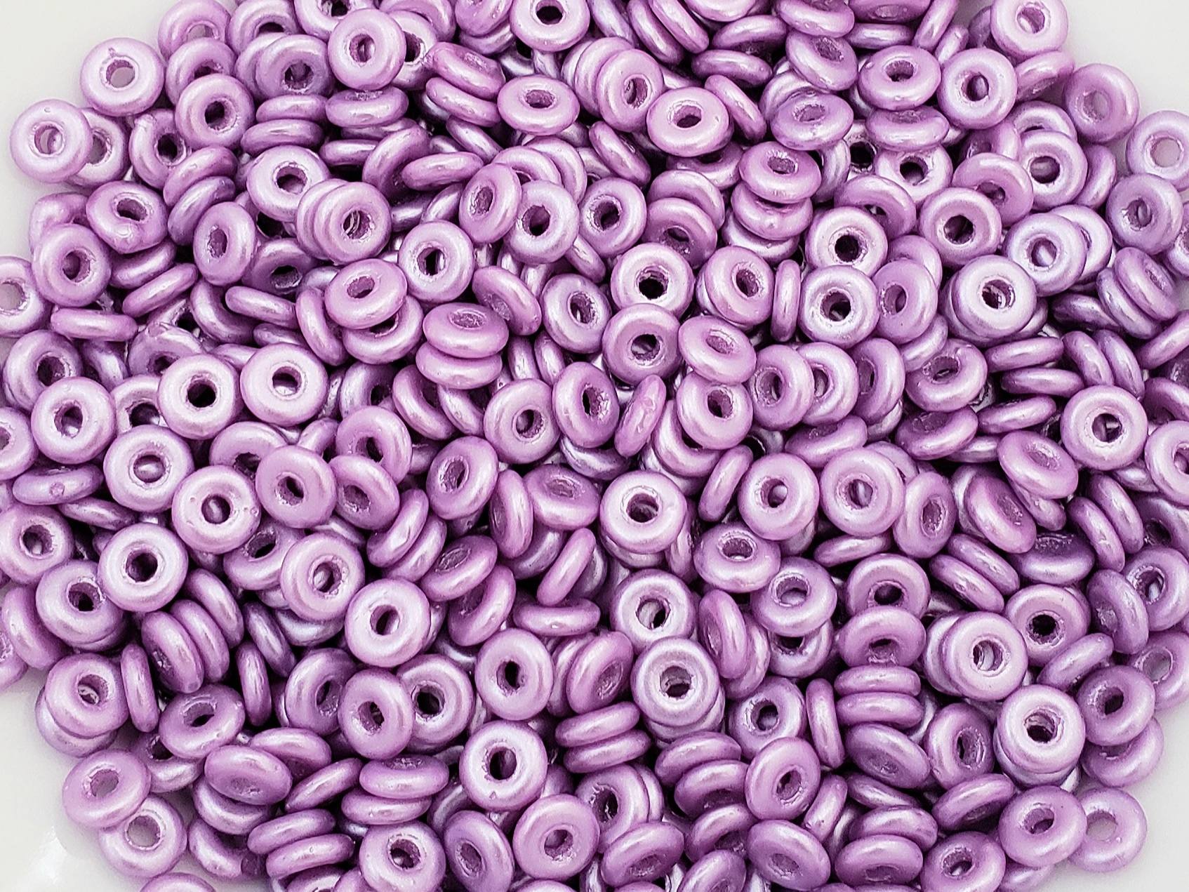 Lilac Pastel - Czech O Beads - 4mm - 5gr.