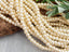 Ivory Cream - Glass Pearls - 4mm - 15"