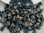 Crystal Celestian Blue - Czech Bell Flowers - 7x5mm - 25pcs