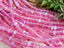Matte Raspberry Pink - Mermaid Aurora Rondelle Beads - 6x4mm - 7.5" Strand