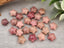 Natural Pink Rhodonite - Star Shaped Pillow Gemstone - 8mm - 6pcs