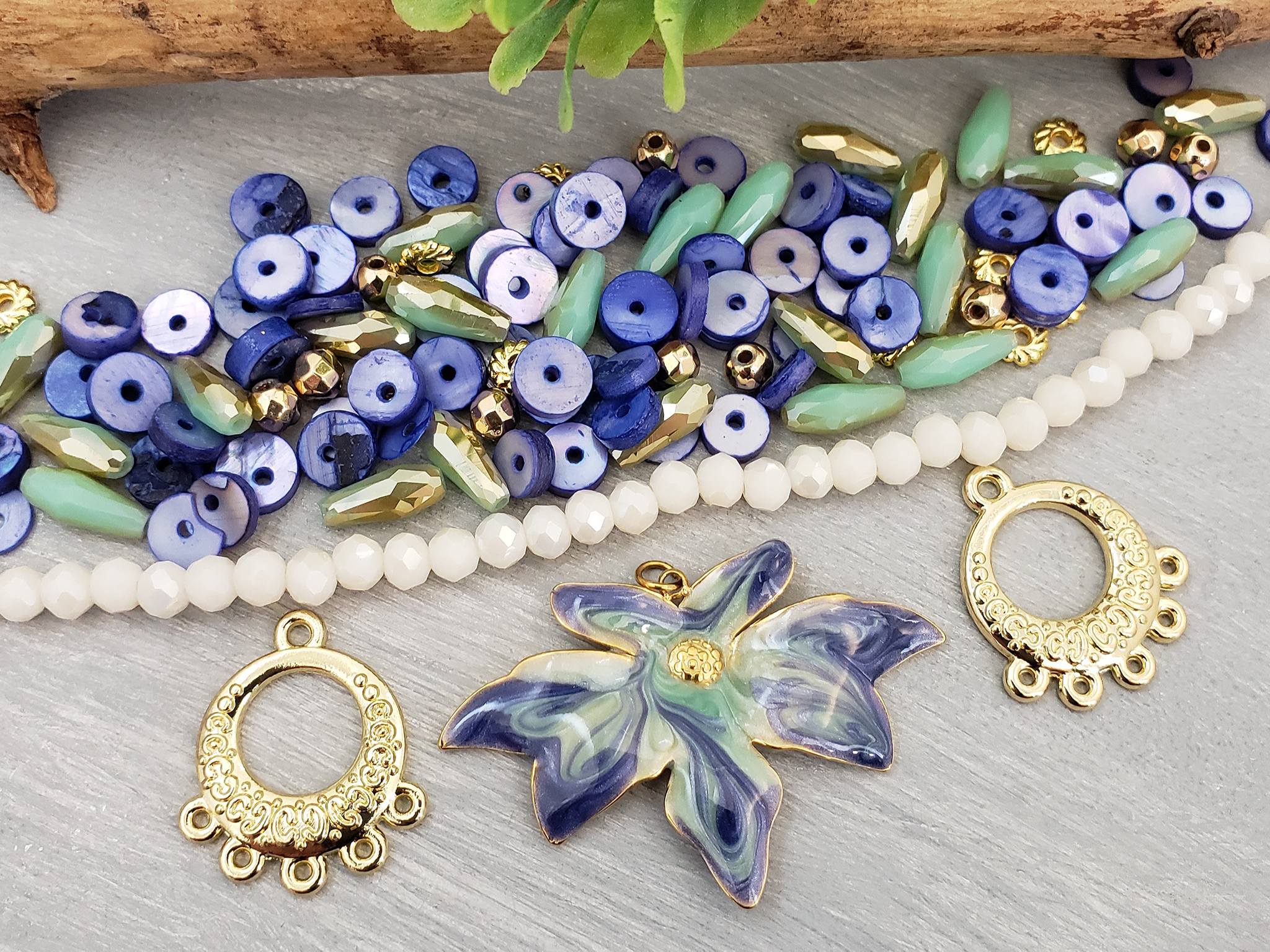 Indigo Blossom Reverie - Designer DIY Kit Secondary image