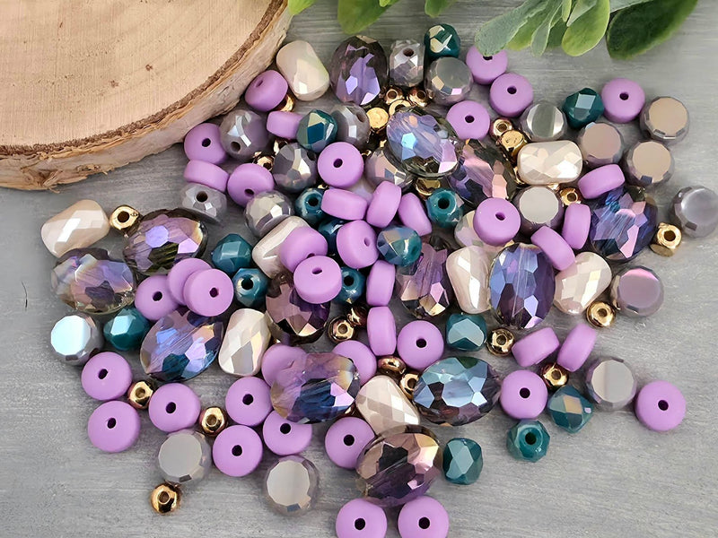 Orchid Blooms - Curated Bead Mix