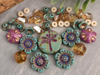 Dragonfly Garden - Curated Bead Mix - 40pcs