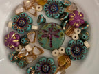Dragonfly Garden - Curated Bead Mix - 40pcs