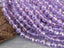 Mystic Lilac - Hexagon Cut Crystals - 8mm - 7" Strand