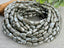 Steel Grey - Micro Faceted Rectangle Crystals - 6x4mm
