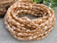 Sandy Beige - Micro Faceted Rectangle Crystals - 6x4mm