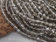 Smokey Grey - Hexagon Cut Crystals - 8mm - 7" Strand