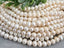 Natural Freshwater Baroque Pearls - 7-8mm - 7" Strand
