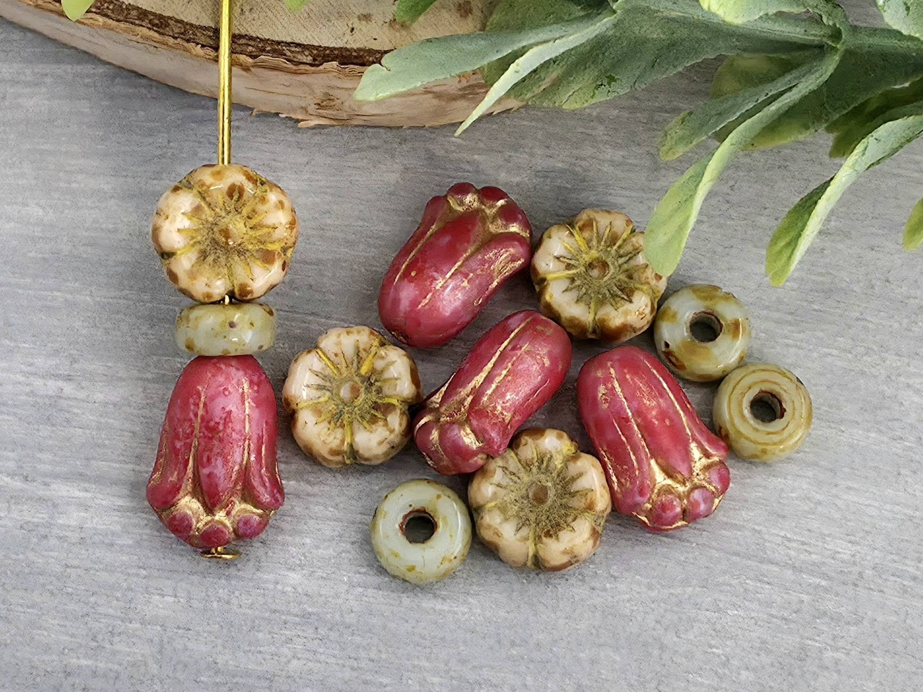 Coral Red Tulip - Mini DIY Kit - LIMITED EDITION !!