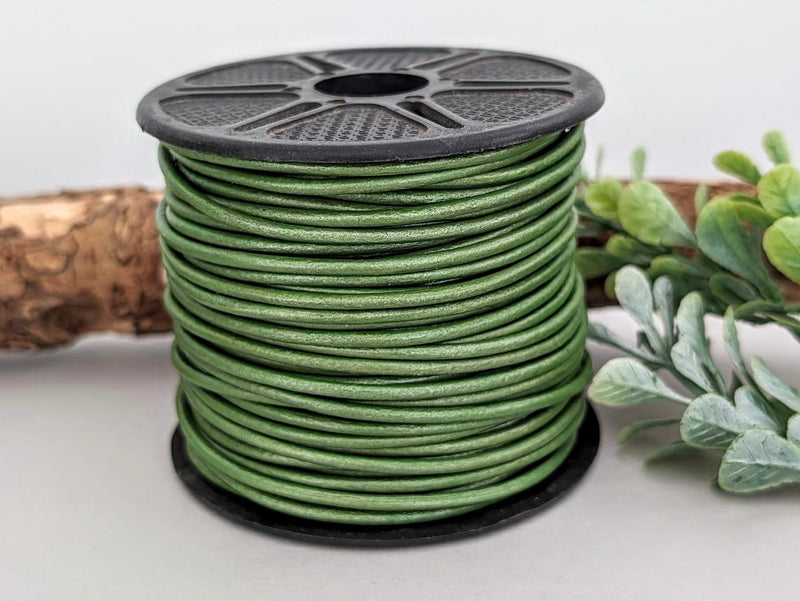 Juniper #67- Metallic Leather Cord